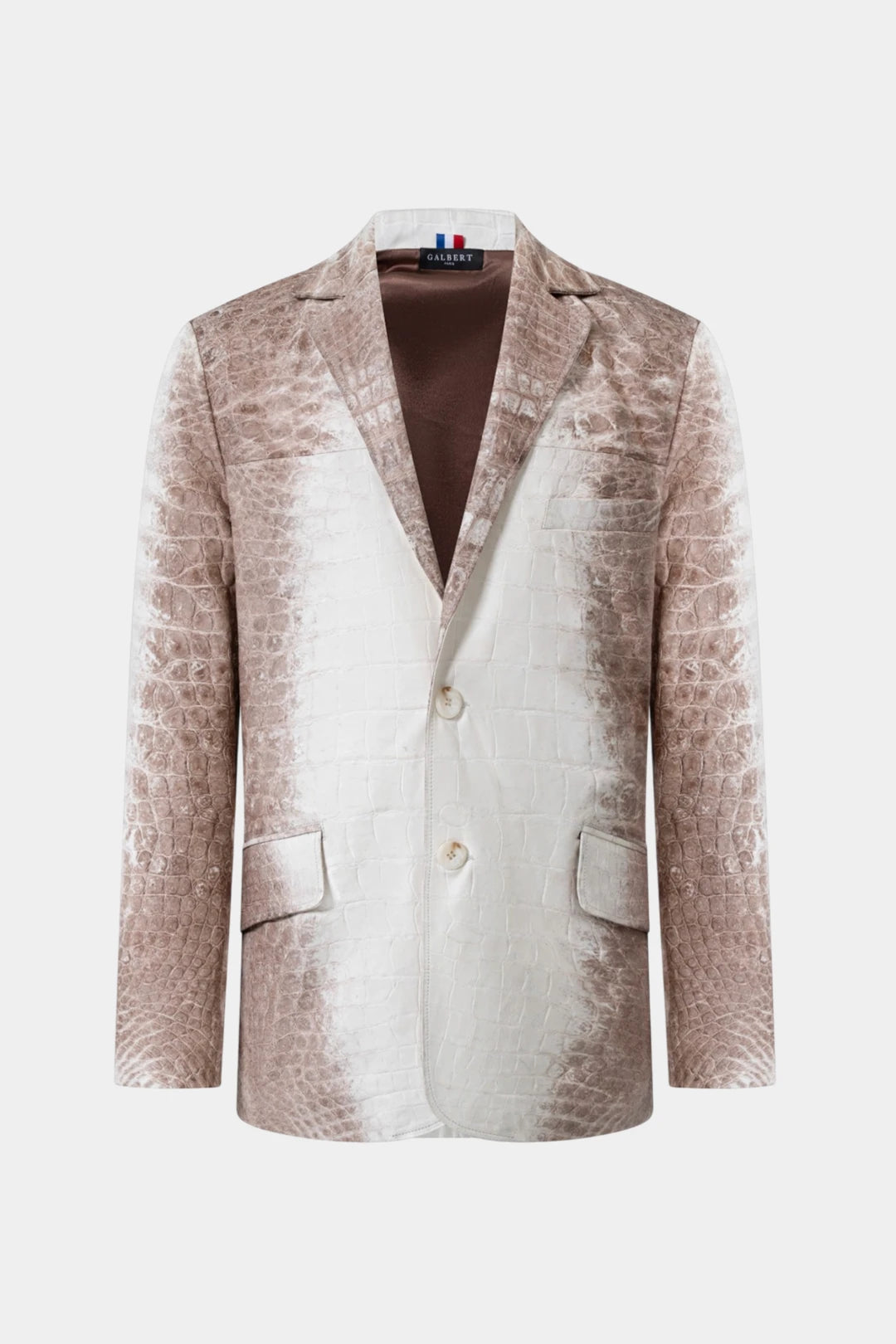 The Moraine - Himalayan Crocodile Leather Blazer