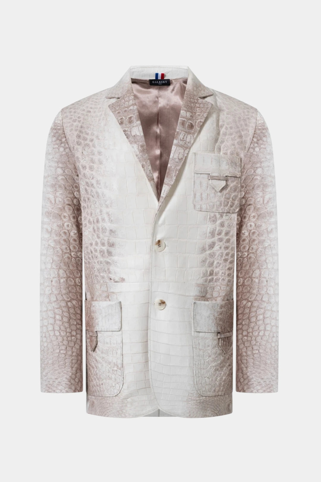 The Veil - Himalayan Crocodile Leather Blazer
