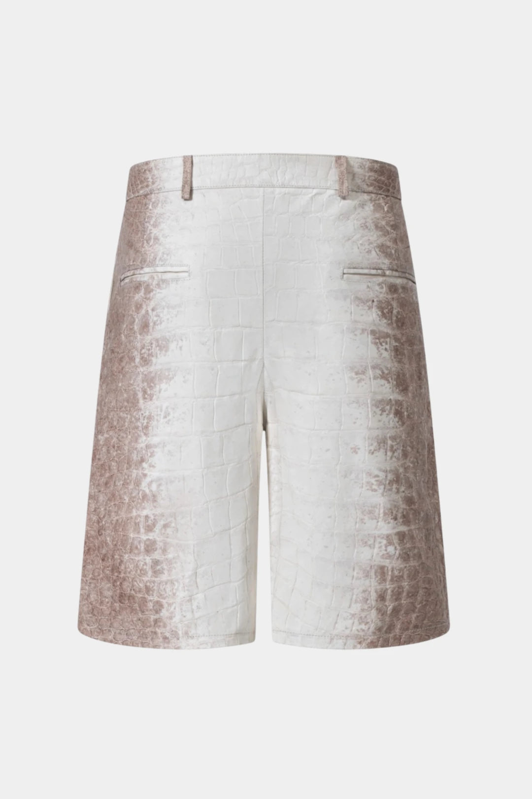 The Dune – Himalayan Crocodile Leather Shorts