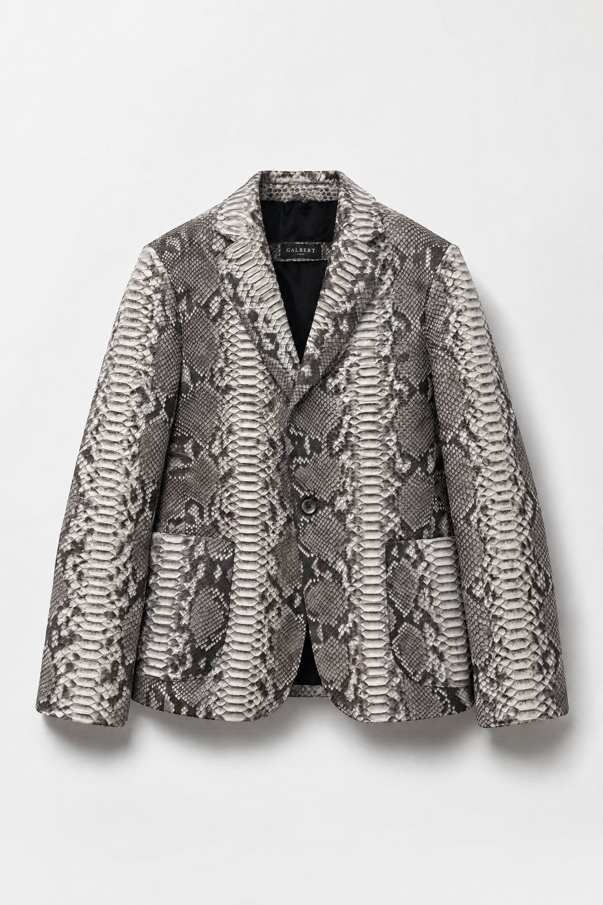 Le Magistrat - Veste de costume en python naturel