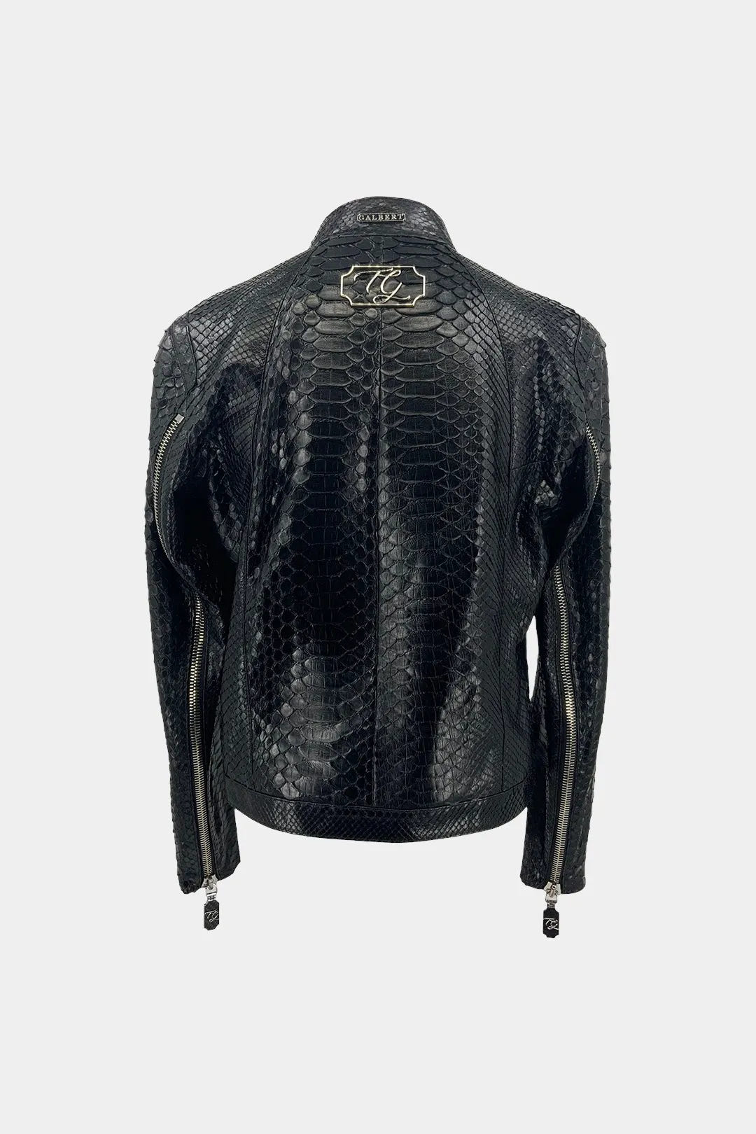 The Leviathan - Μπουφάν biker από δέρμα πύθωνα dragon