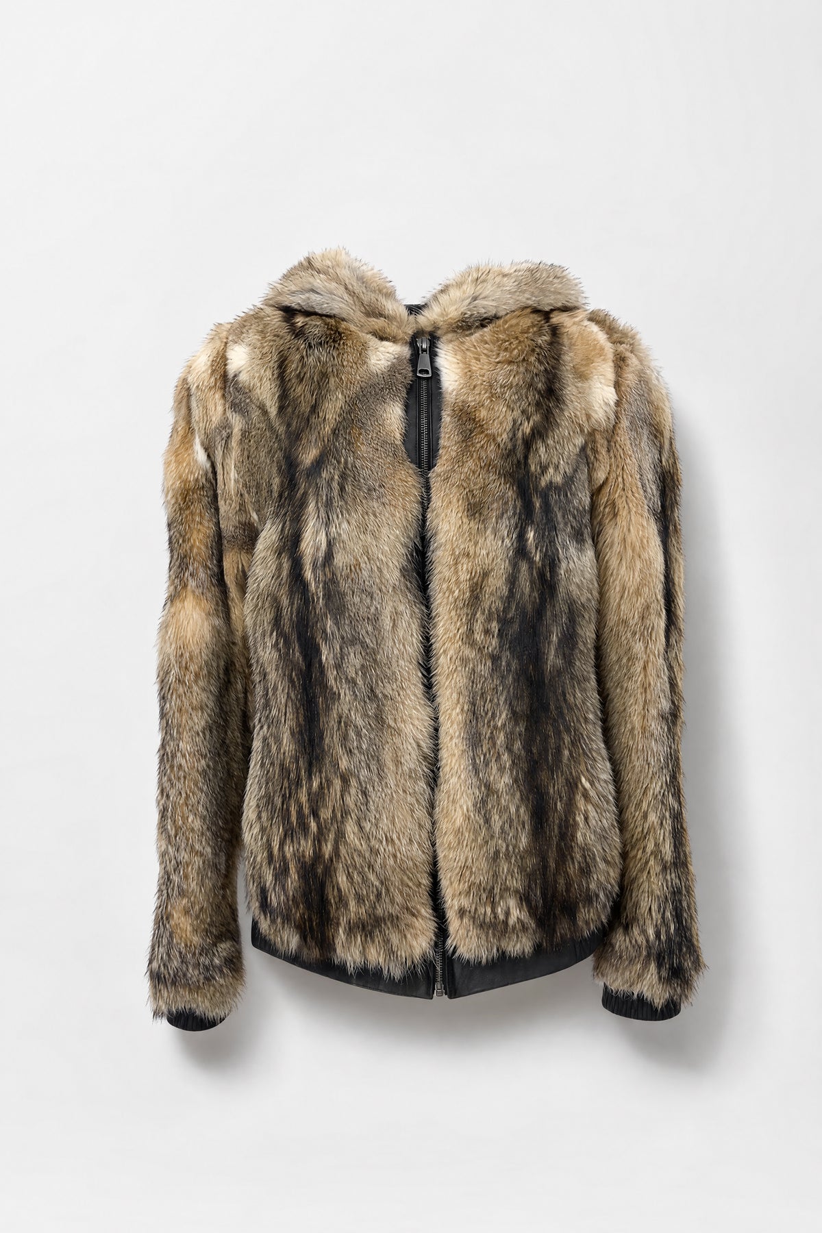 Le Sylvester - Veste à capuche en fourrure de renard