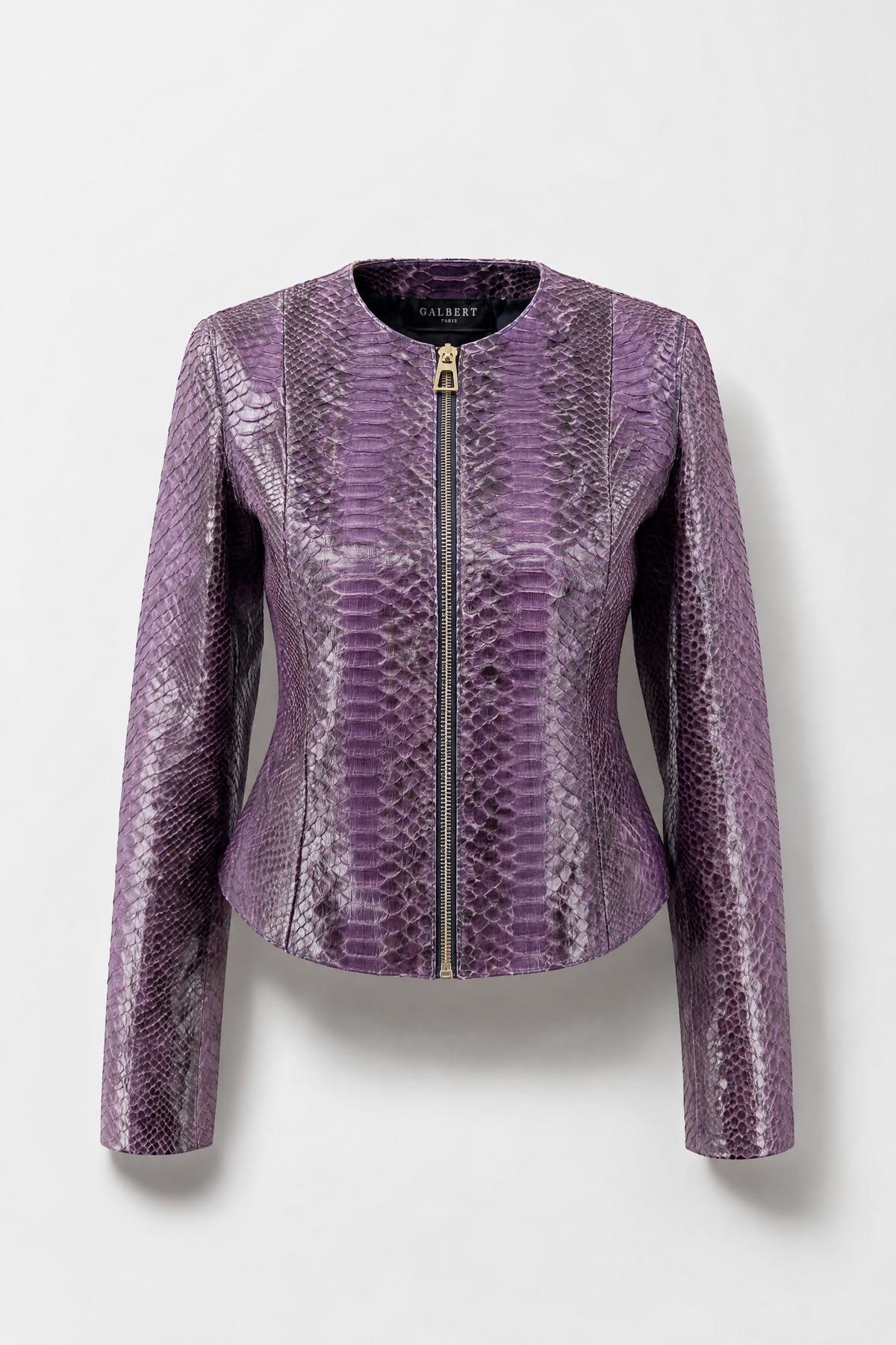 La Vespertine - Veste en python violet