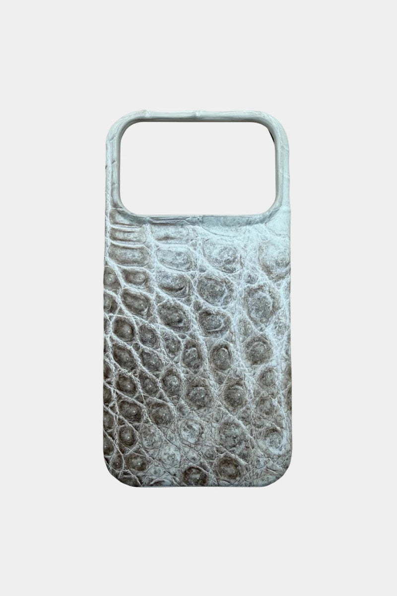 L'Écrin - Himalayan Crocodile Leather iPhone Case