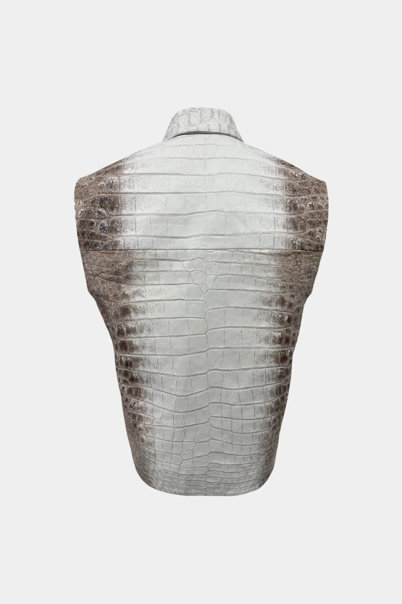 L’Ambre - Himalayan Crocodile Leather Vest - view 2