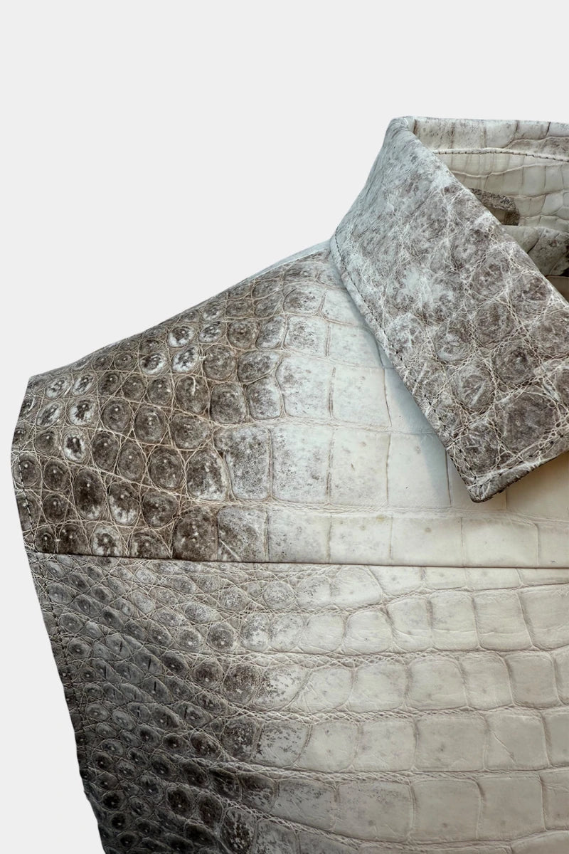 L’Ambre - Himalayan Crocodile Leather Vest - view 5