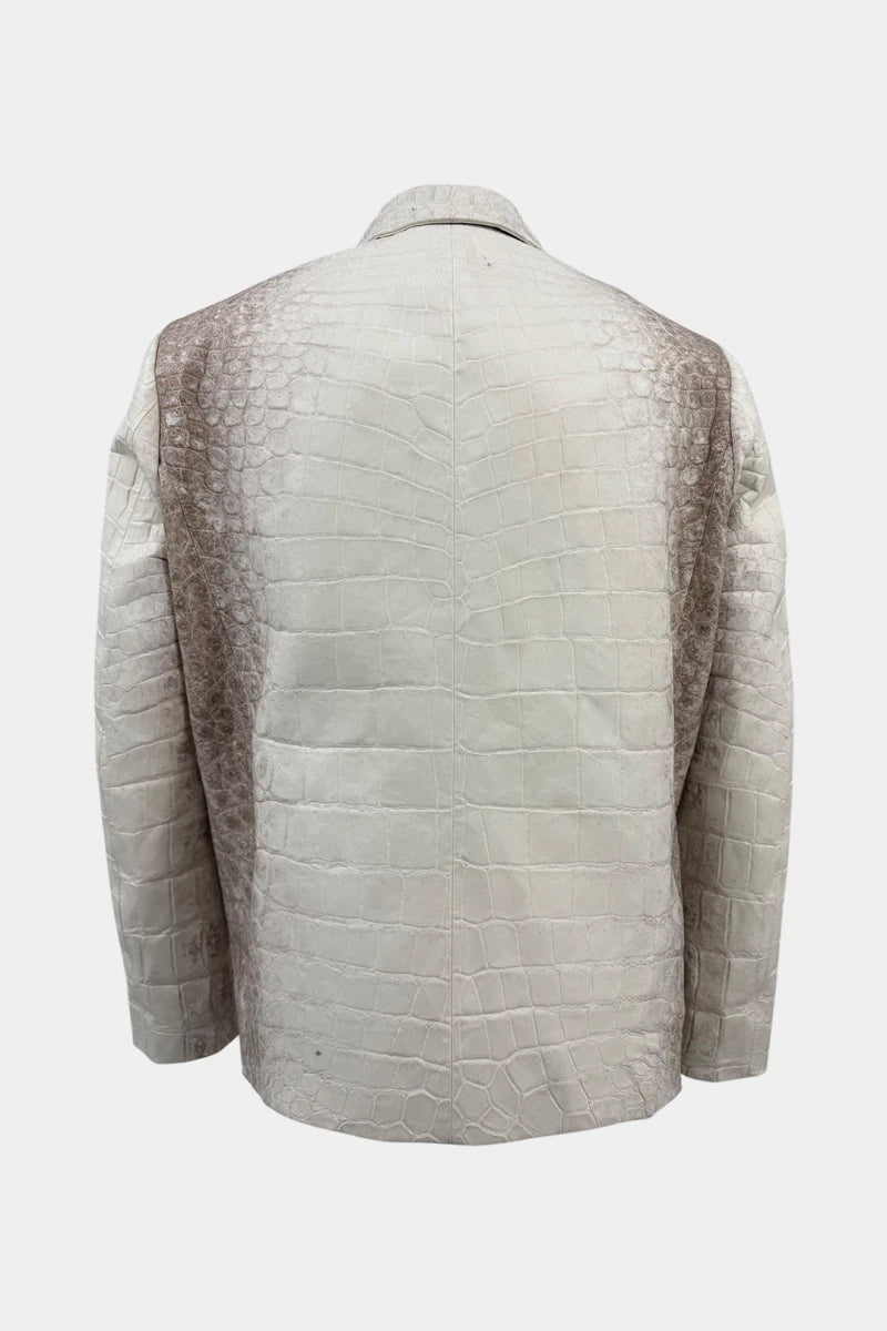 The Ascendant - Himalayan Crocodile Leather Blazer - view 2