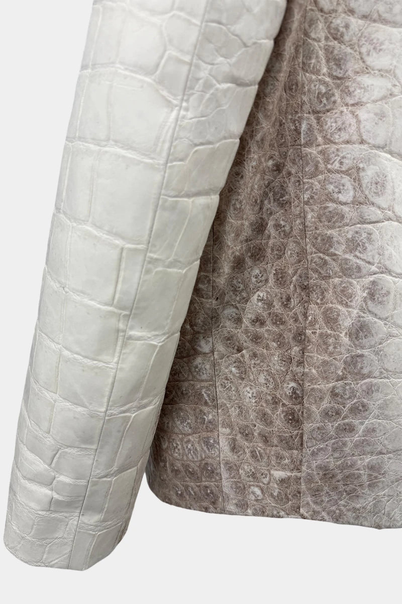 The Ascendant - Himalayan Crocodile Leather Blazer - view 5