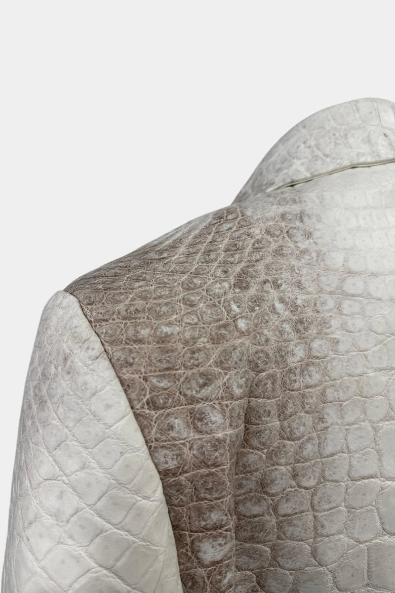 The Ascendant - Himalayan Crocodile Leather Blazer - view 3