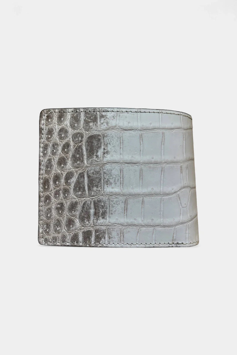 Le Confident - Petit Portefeuille en Cuir de Crocodile Himalaya - Galbert Paris