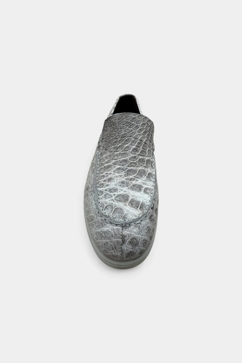 The Souverain - Men's Himalayan Crocodile Leather Loafers - view 2