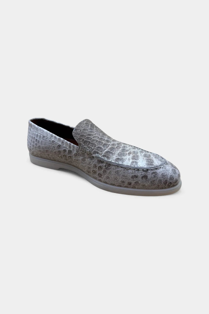 The Souverain - Men's Himalayan Crocodile Leather Loafers