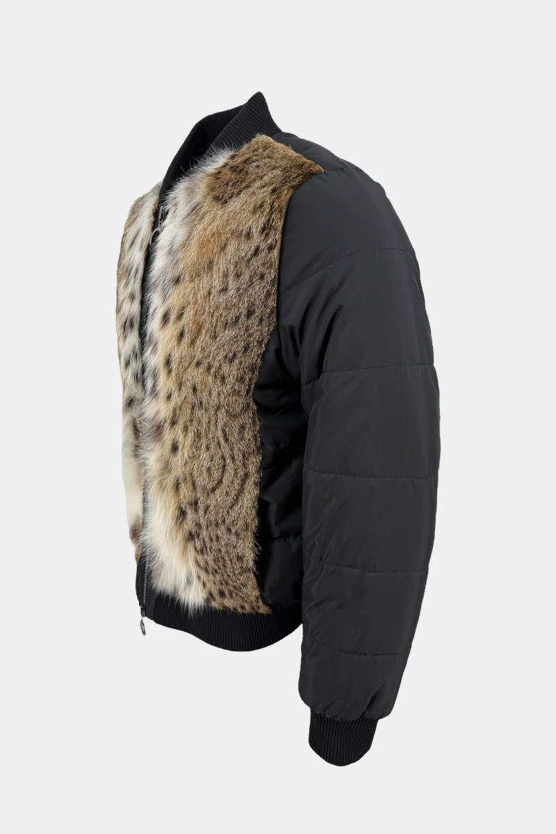 Le Tsarévitch - Bomber en Fourrure de Lynx - Galbert Paris