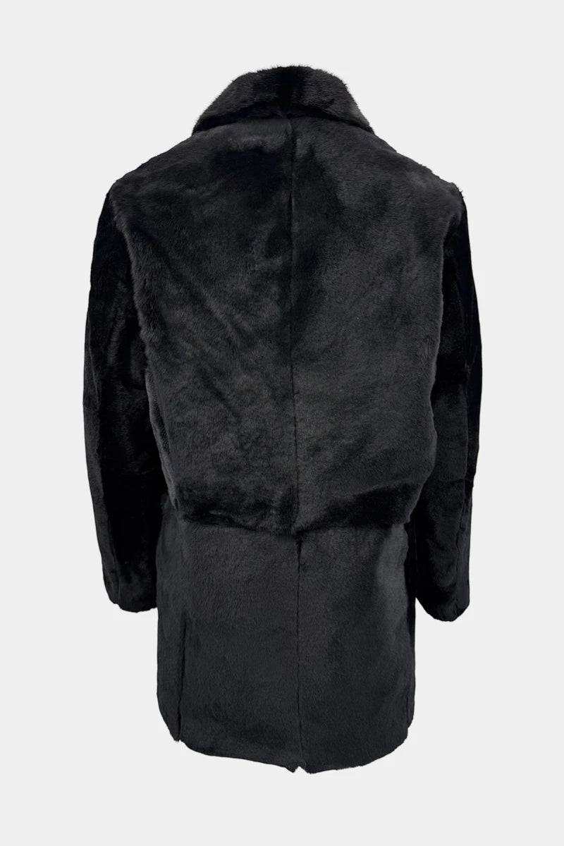 The Eclipse - Kangaroo and Black Mink Coat - view 2