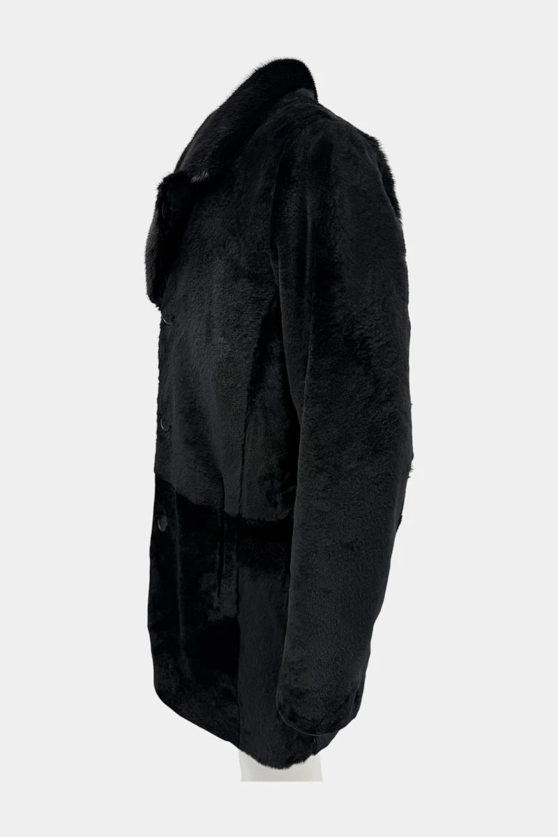 The Eclipse - Kangaroo and Black Mink Coat - view 3