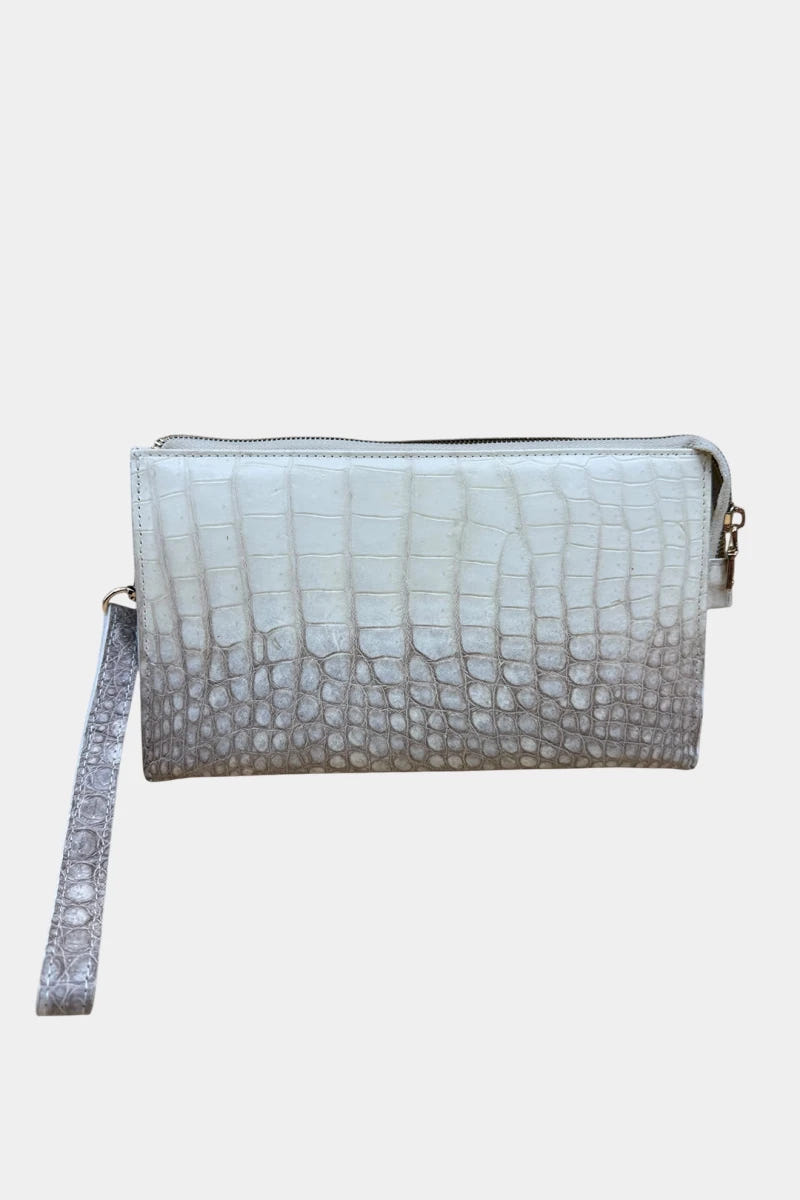 Lille clutch i Himalaya-krokodilleskind - visning 4