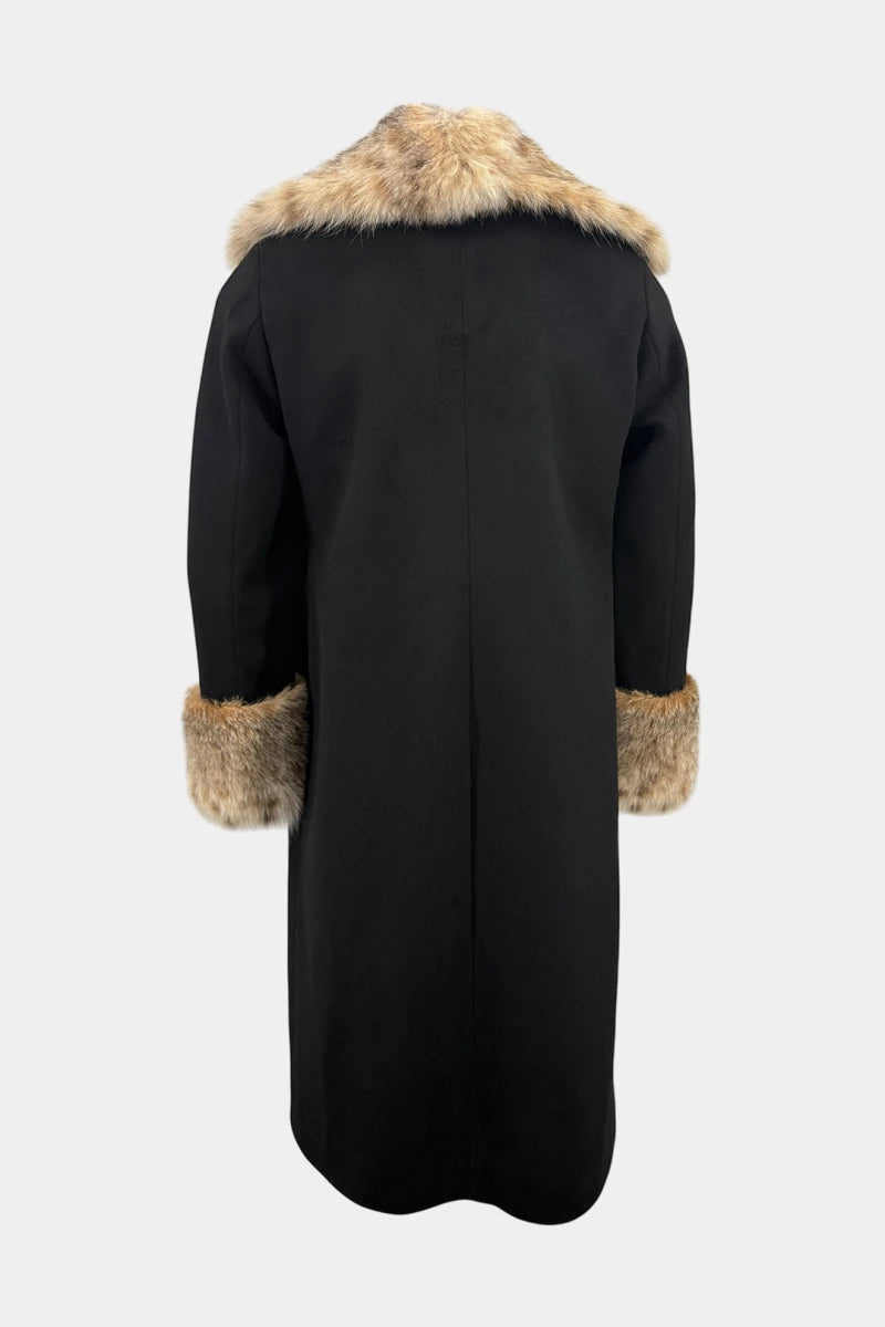 The Winter Coat - Lynx and Cashmere Coat by Loro Piana - view 2