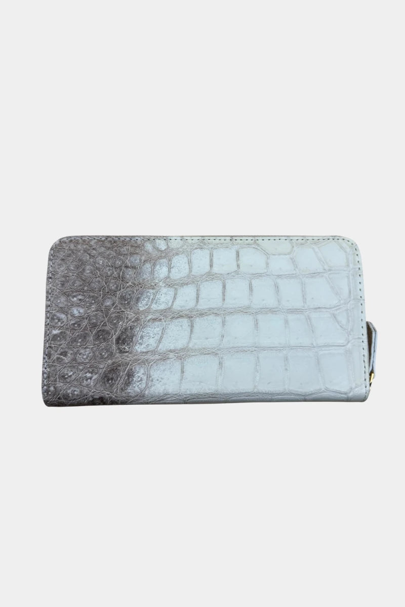 L'Obsidienne - Portefeuille Crocodile Himalaya Grand Modèle - Galbert Paris