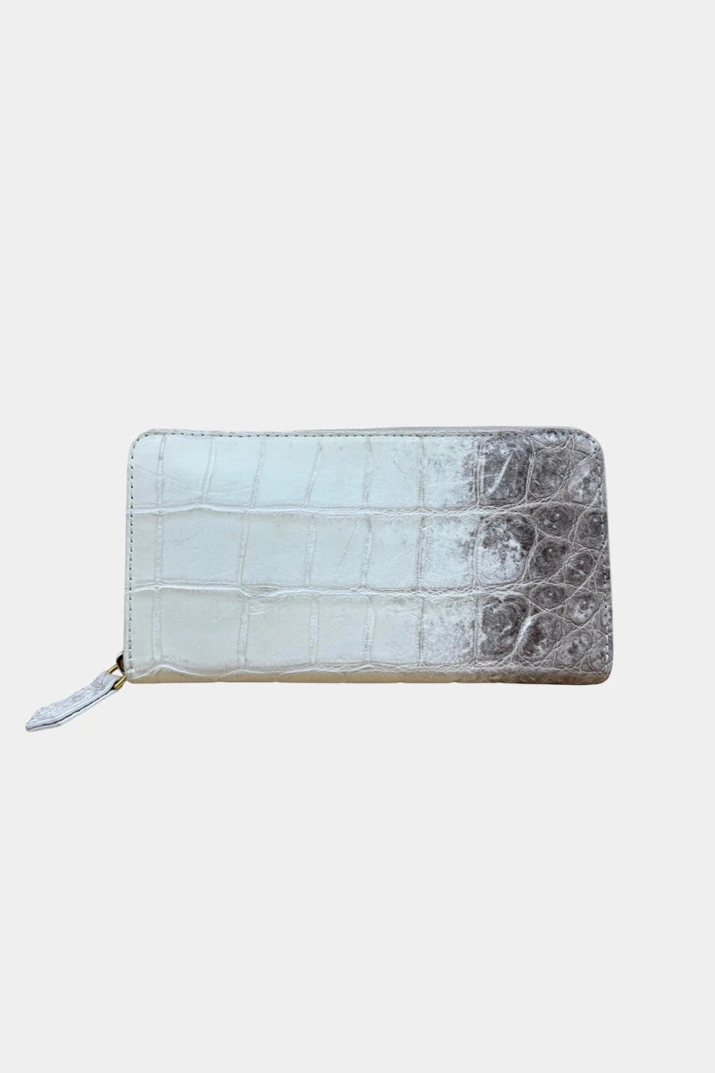 L'Obsidienne - Portefeuille Crocodile Himalaya Grand Modèle - Galbert Paris