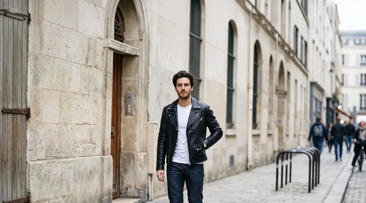5 Rules For Wearing A Leather Jacket - Galbert Paris