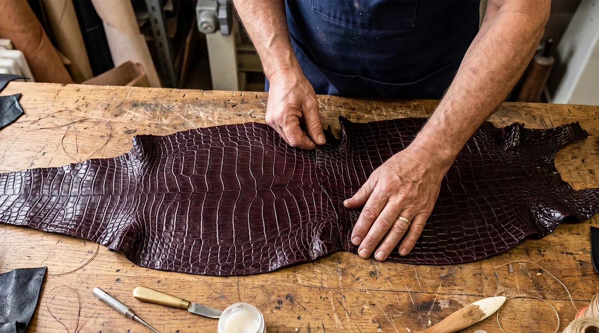 How Exotic Leather Is Made