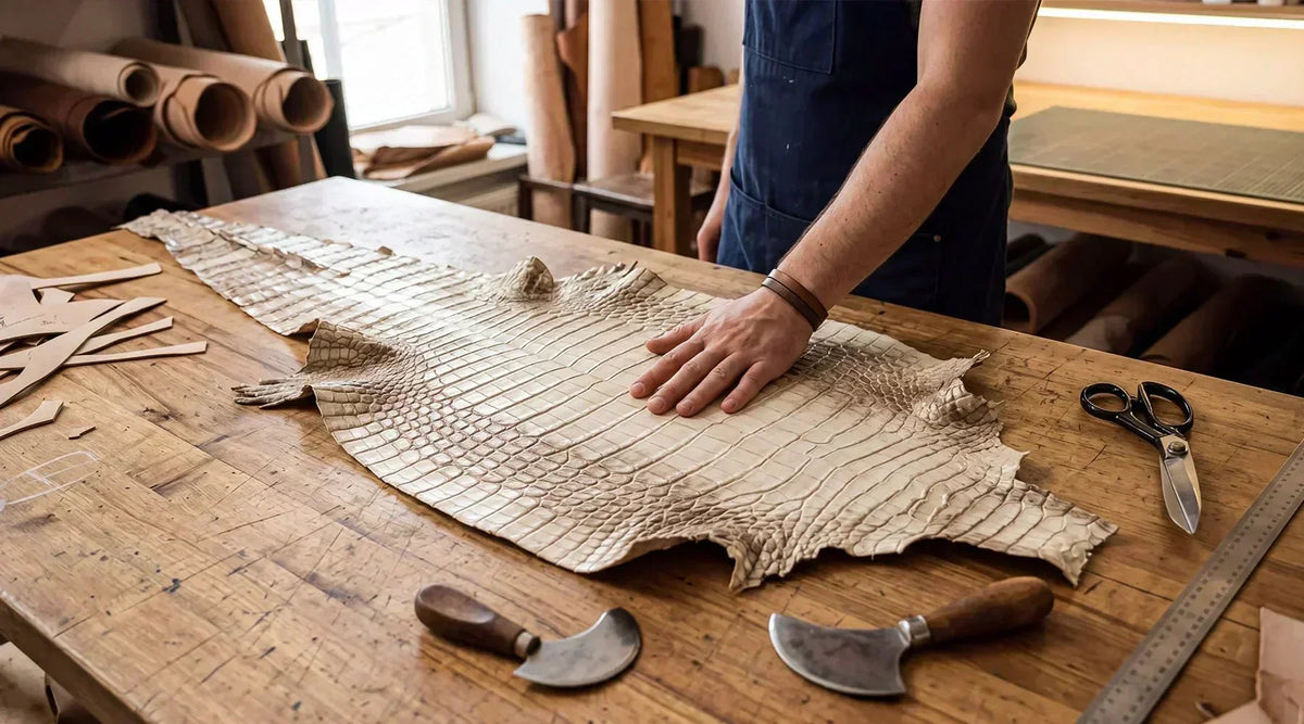 How Crocodile Leather Is Made - Galbert Paris