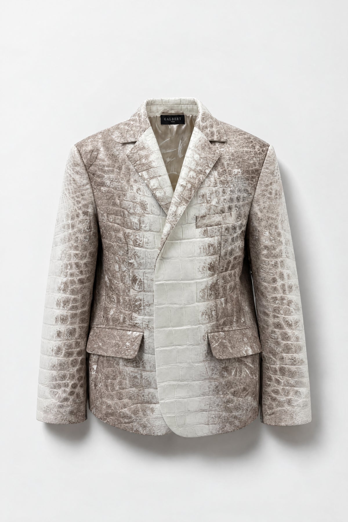 L'Ascendant - Blazer en crocodile Himalaya