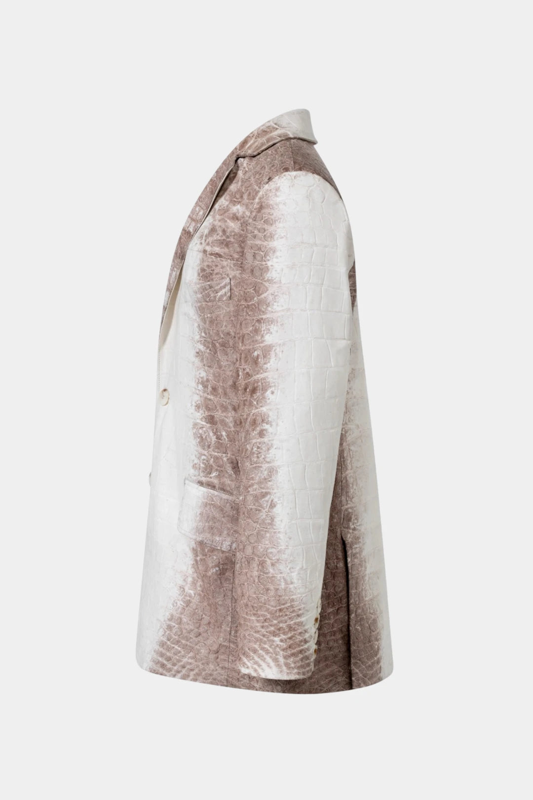 The Moraine - Himalayan Crocodile Leather Blazer