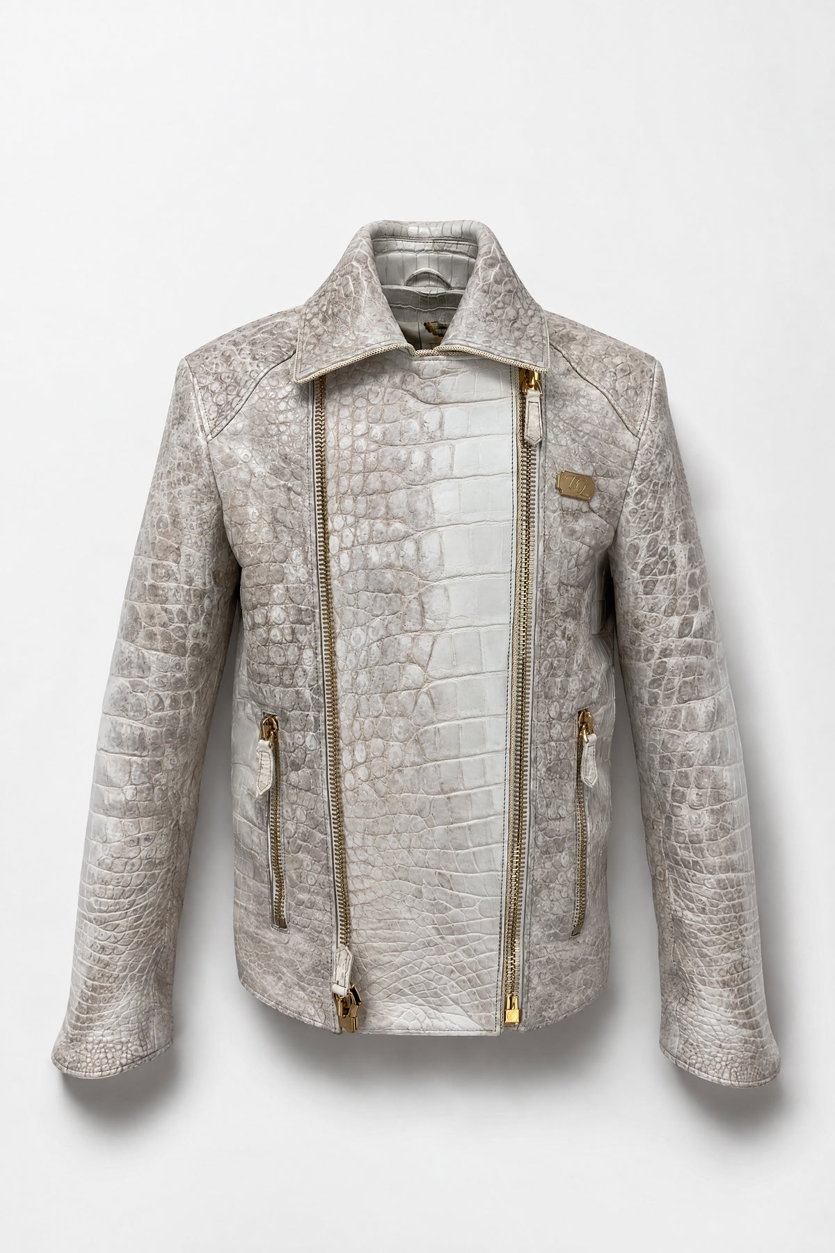 L'Impérial - Perfecto Jacket in Himalayan Crocodile Leather