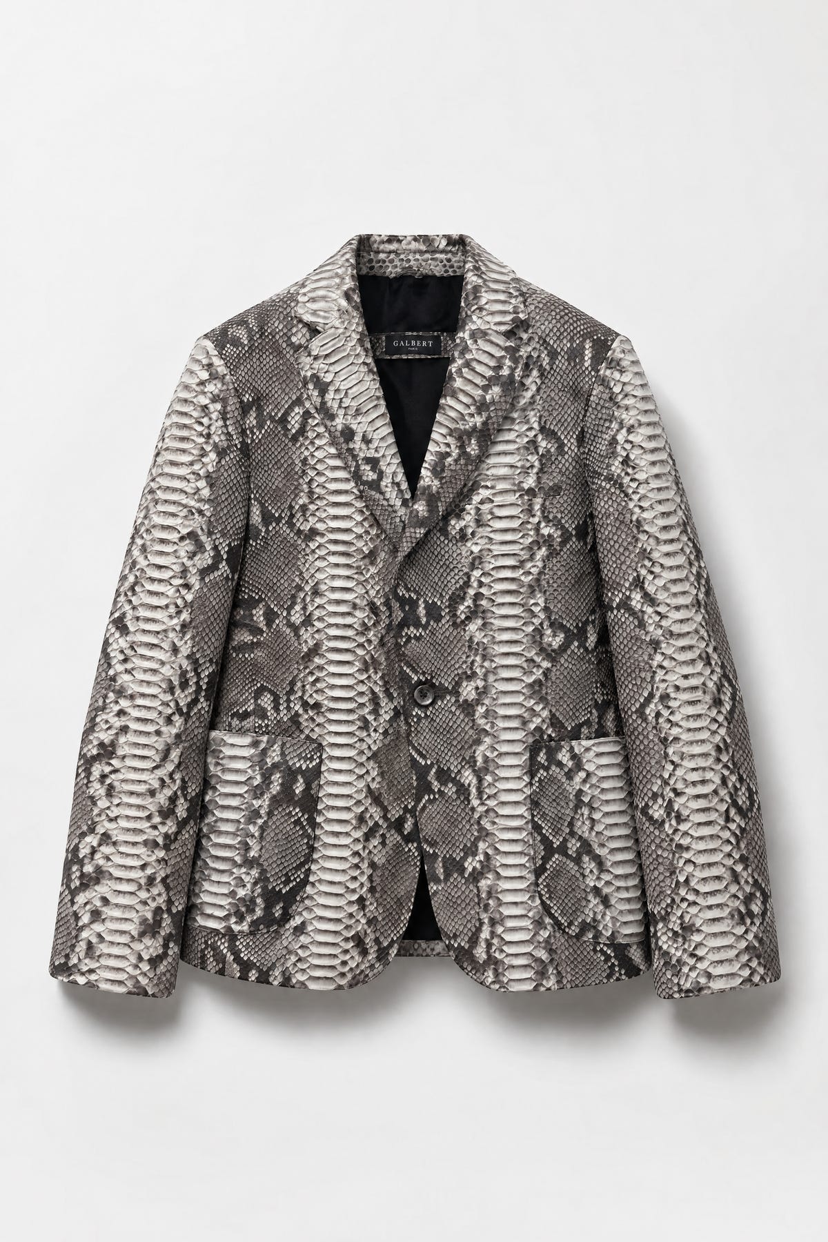 Le Magistrat - Veste de costume en python naturel