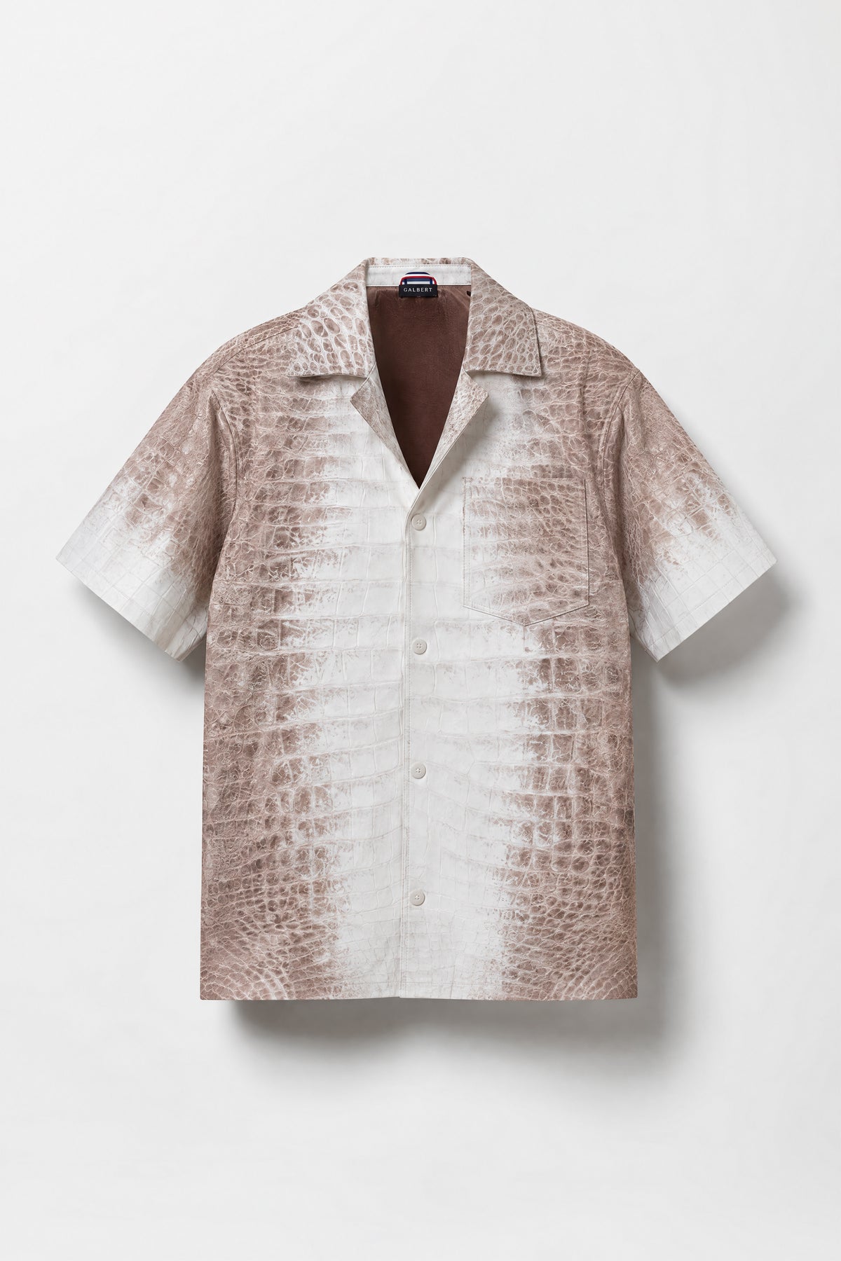 Le Mirage - Chemise oversize en crocodile Himalaya