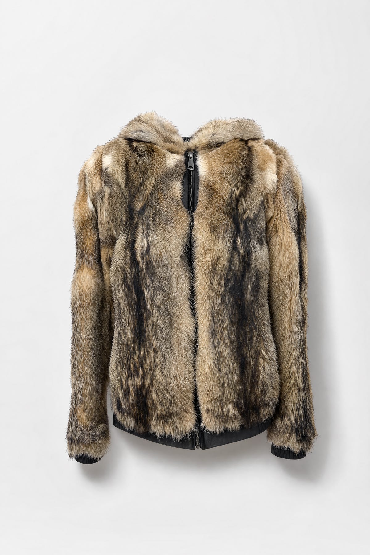 Le Sylvester - Veste à capuche en fourrure de renard