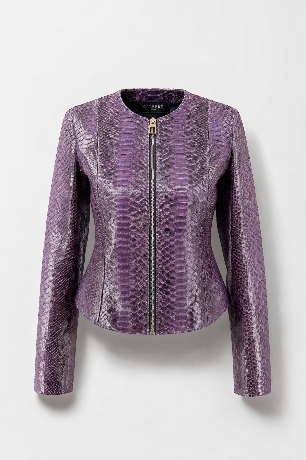La Vespertine - Veste en python violet