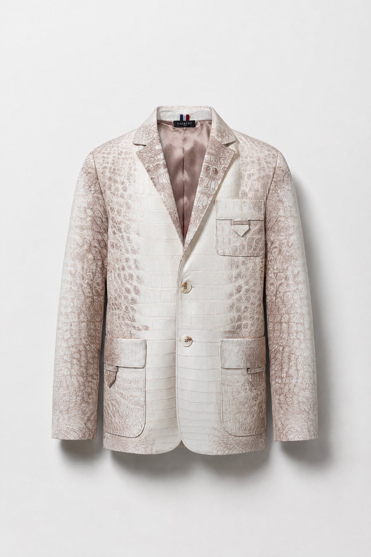 Le Voile - Blazer en crocodile Himalaya
