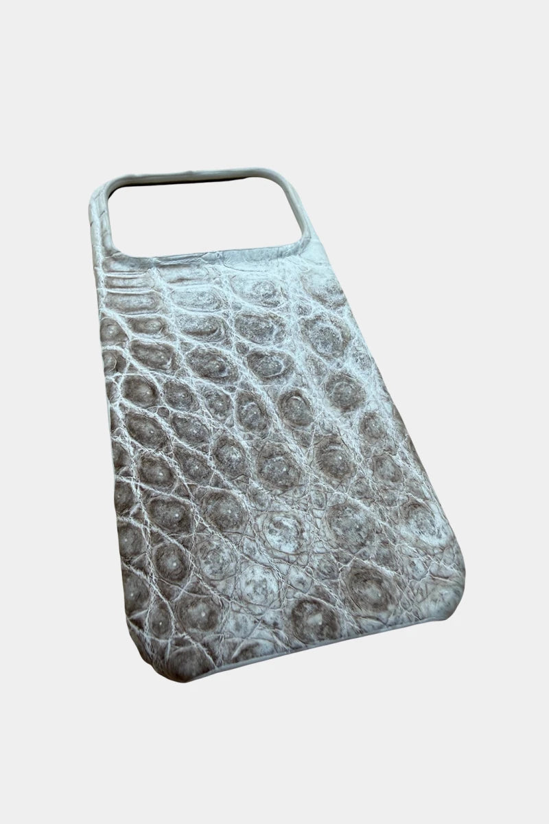 L'Écrin - Himalayan Crocodile Leather iPhone Case - view 3