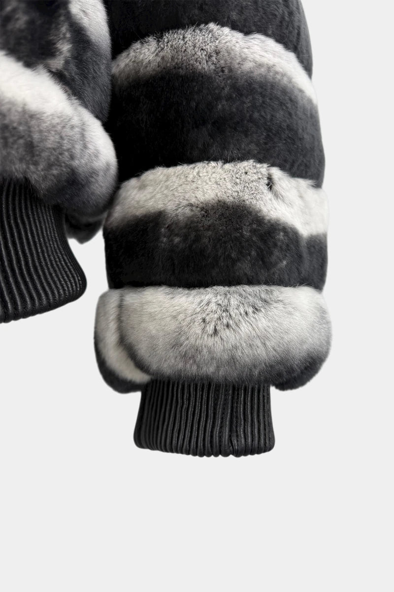 The Chiaroscuro - Bomber in Orylag Chinchilla - view 5