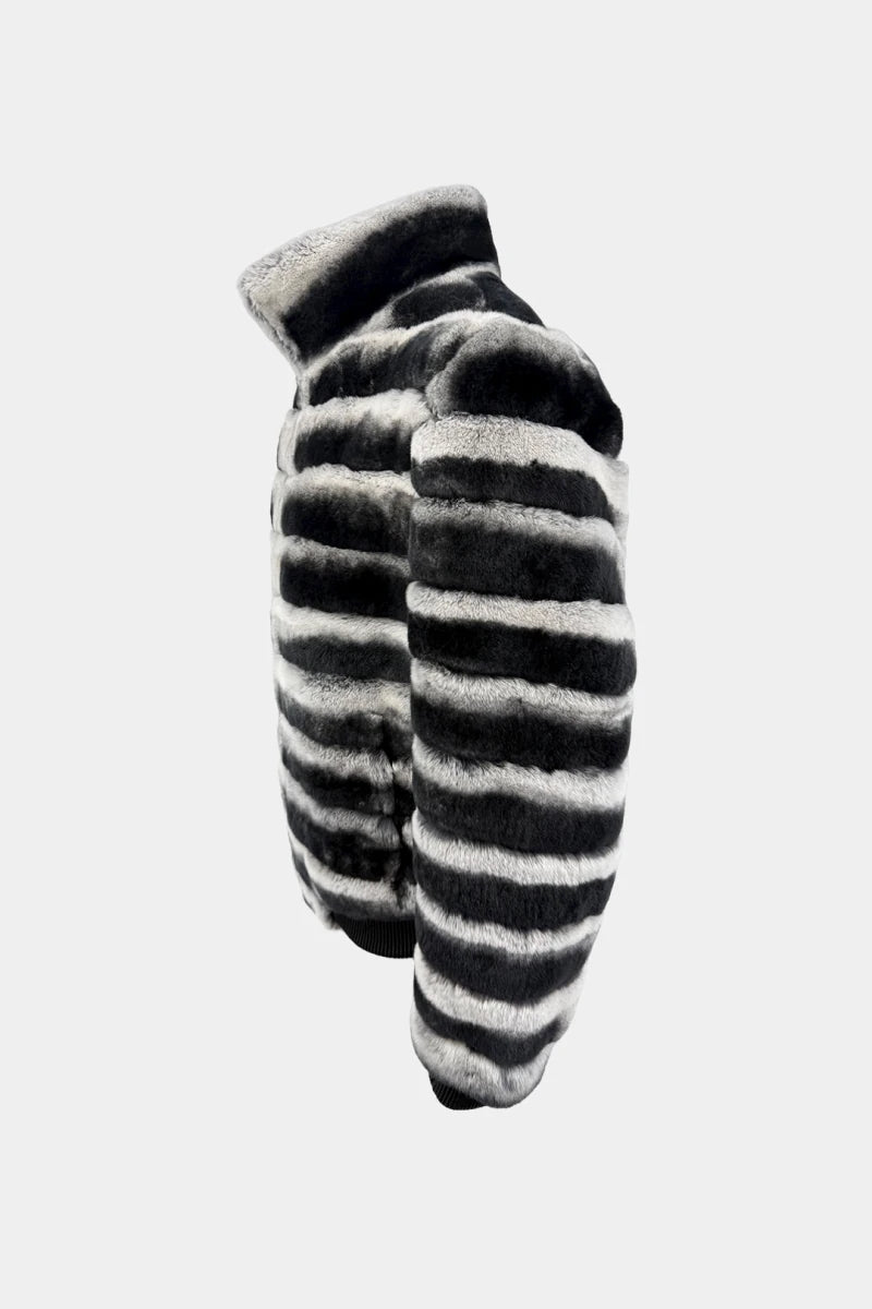 The Chiaroscuro - Bomber in Orylag Chinchilla - view 3