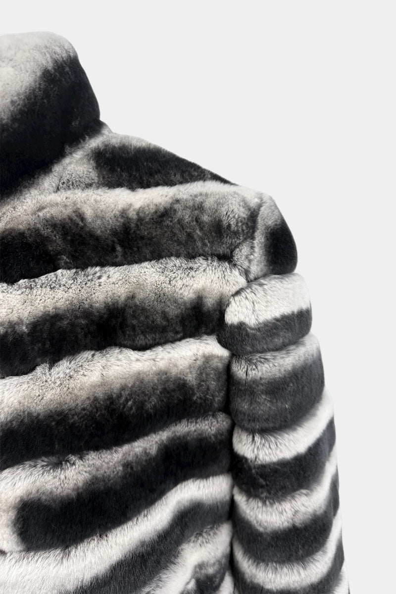 The Chiaroscuro - Bomber in Orylag Chinchilla - view 4
