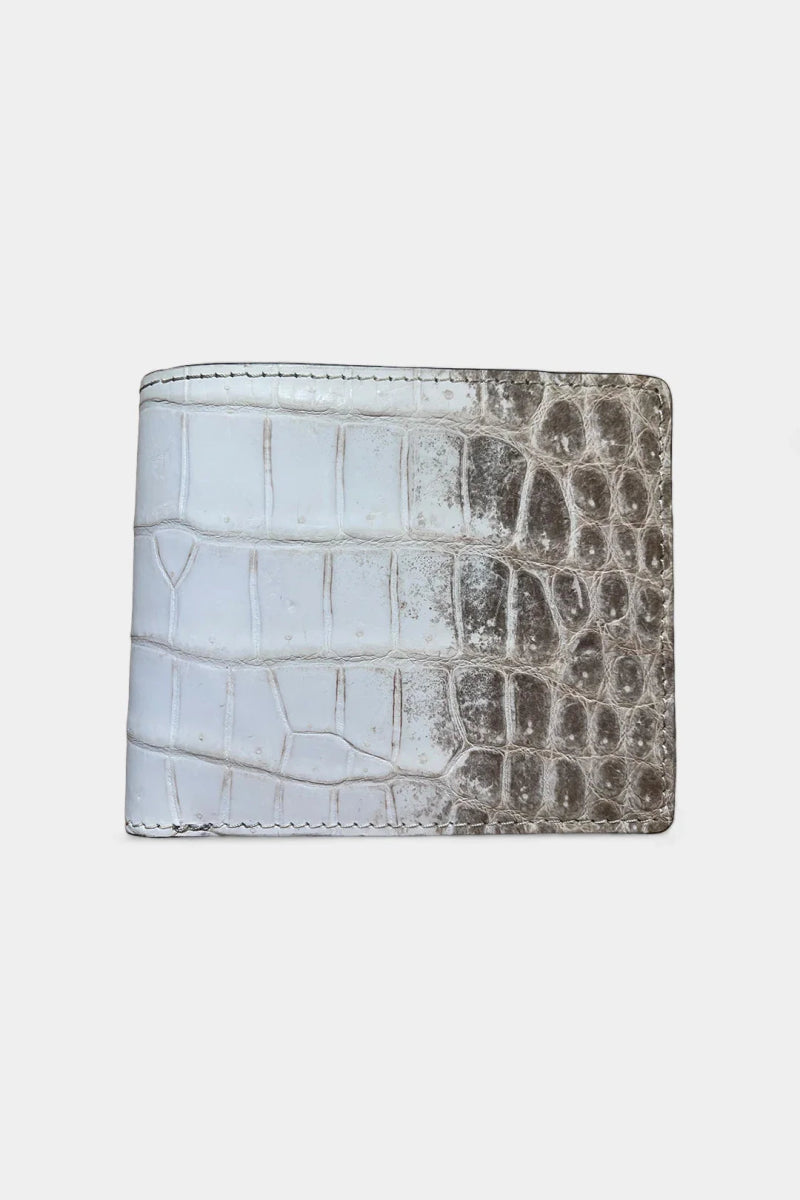 Le Confident - Petit Portefeuille en Cuir de Crocodile Himalaya - Galbert Paris
