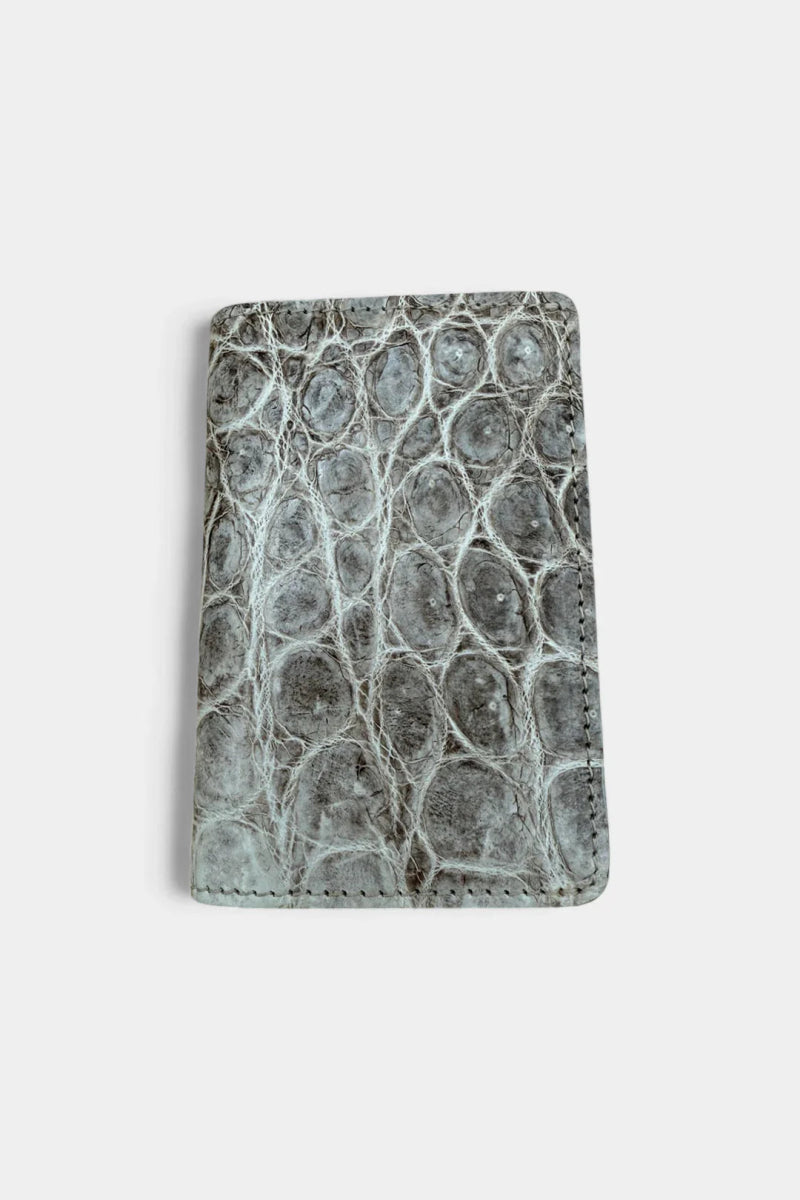 Le Signataire - Portefeuille en Cuir de Crocodile Himalaya - Galbert Paris