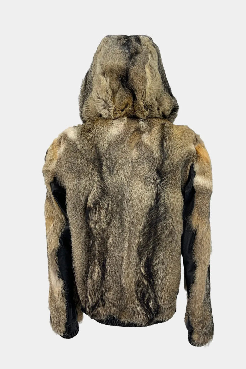 Le Sylvestre - Veste à Capuche en Fourrure de Renard - Galbert Paris