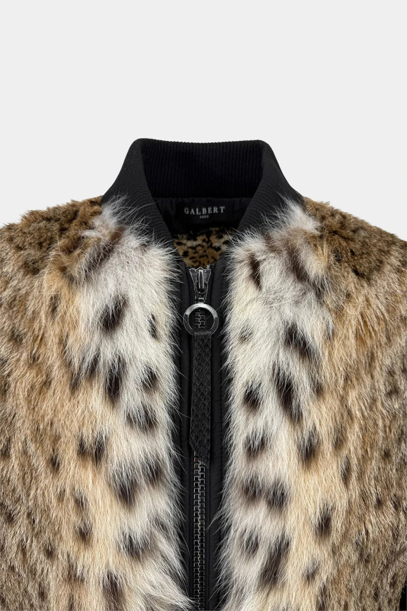 Le Tsarévitch - Bomber en Fourrure de Lynx - Galbert Paris