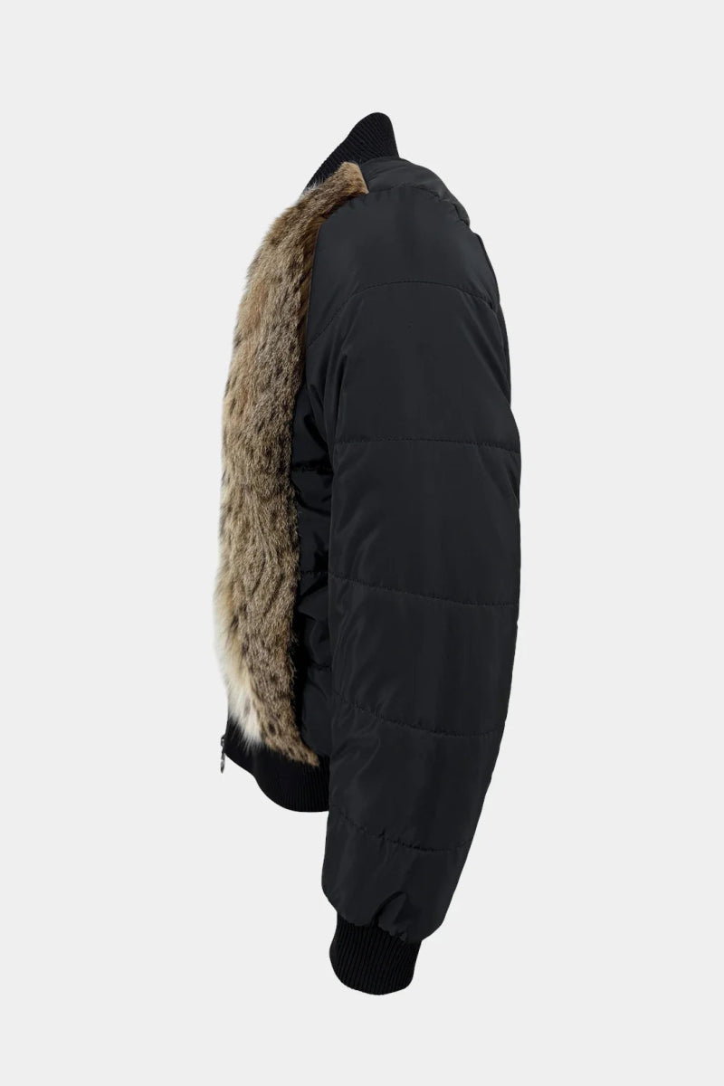 Le Tsarévitch - Bomber en Fourrure de Lynx - Galbert Paris