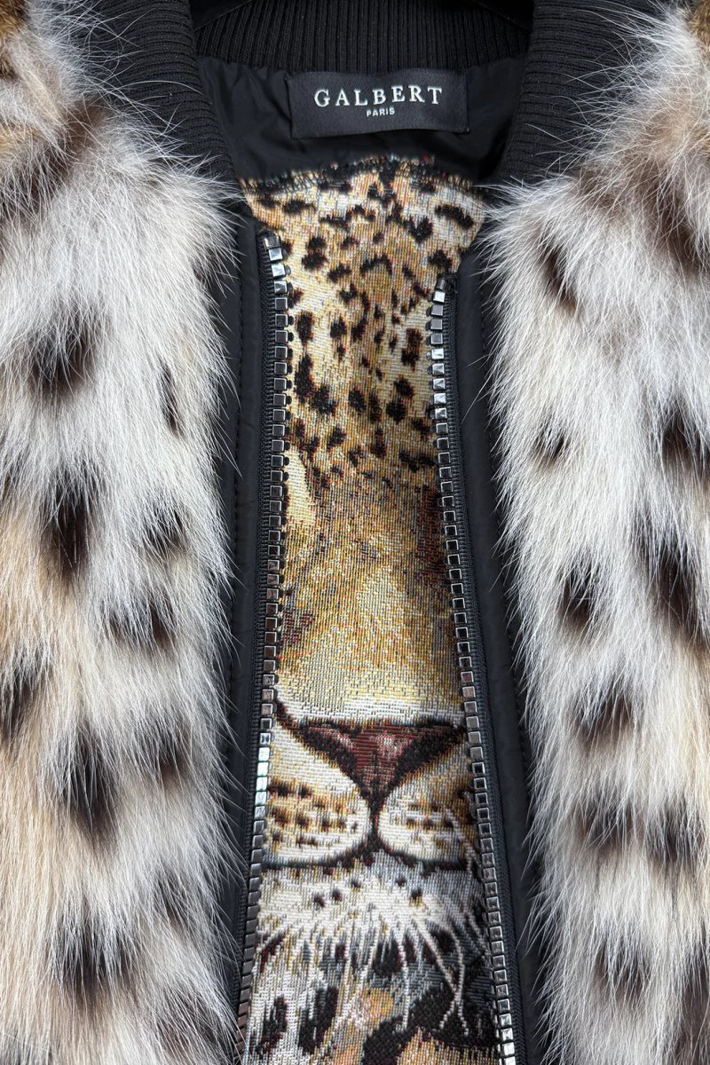 Le Tsarévitch - Bomber en Fourrure de Lynx - Galbert Paris