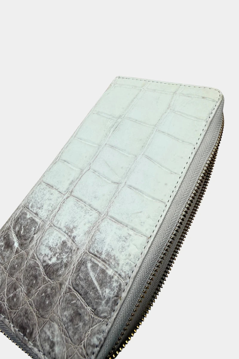 L'Obsidienne - Portefeuille Crocodile Himalaya Grand Modèle - Galbert Paris