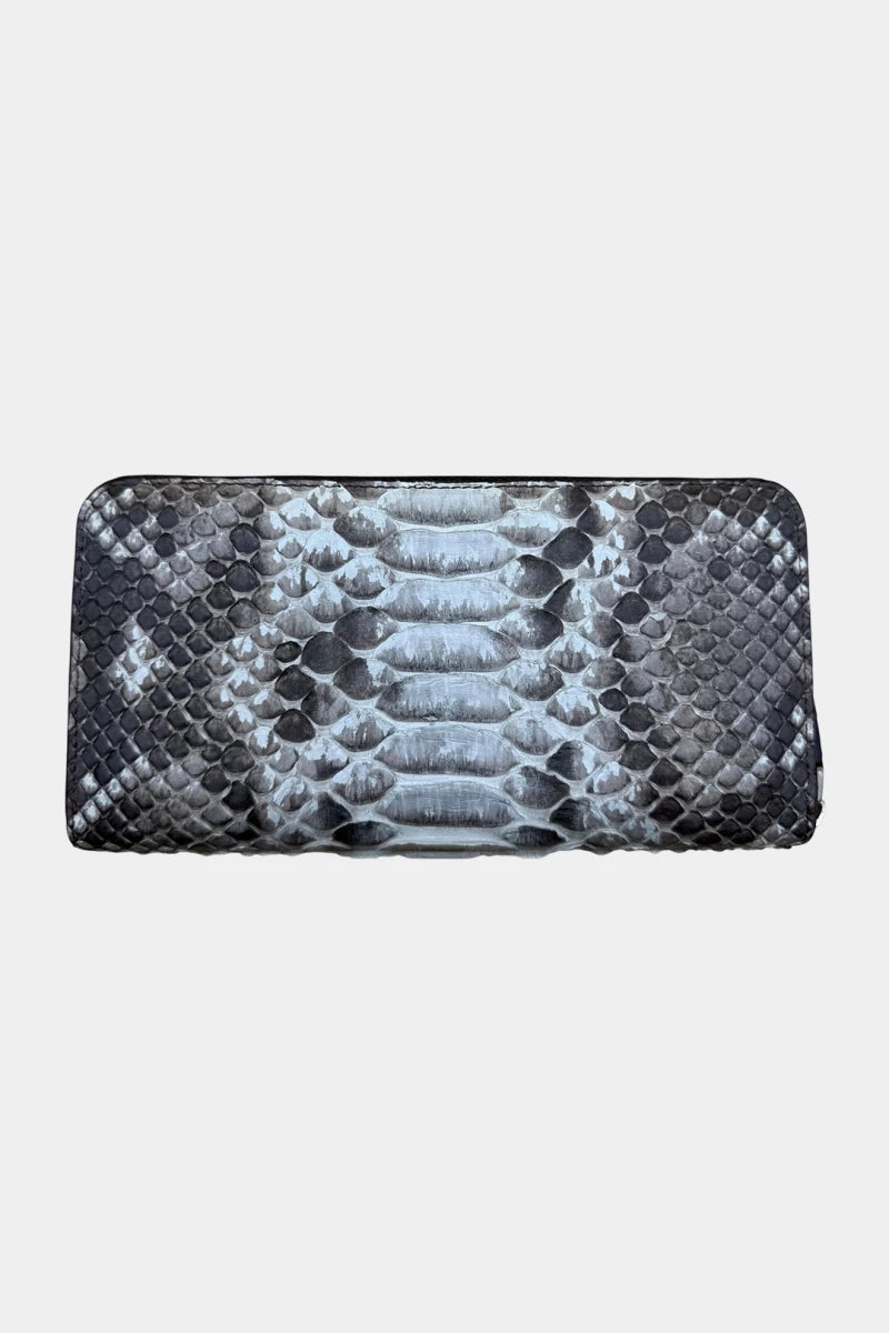 Portefeuille Python Naturel – Grand Modèle Maroquinerie de Luxe - Galbert Paris